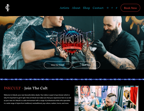 Ink Cult tattoo Shop